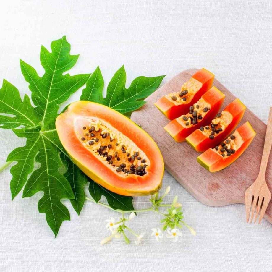 Frozen Red Papaya